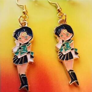 Handmade Sailor Mercury Earrings